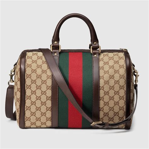 gucci borsa in tessuto con manici bauletto|GUCCI Borse Donna Firmate .